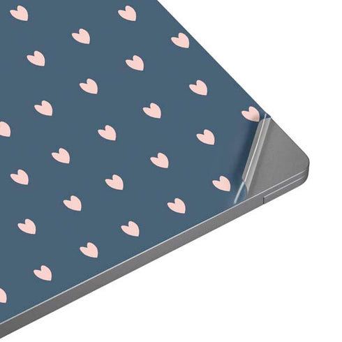 Blue and Pink Hearts Universal Laptop 15in (12.2 x 8.8in) Skin